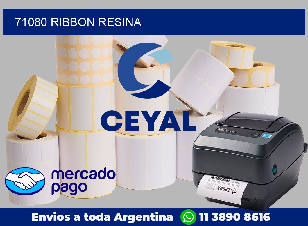 71080 ribbon resina