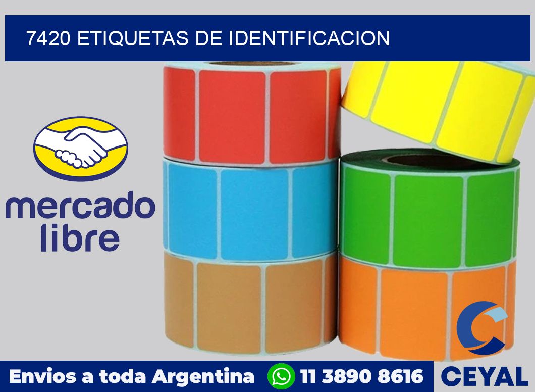 7420 Etiquetas de identificacion