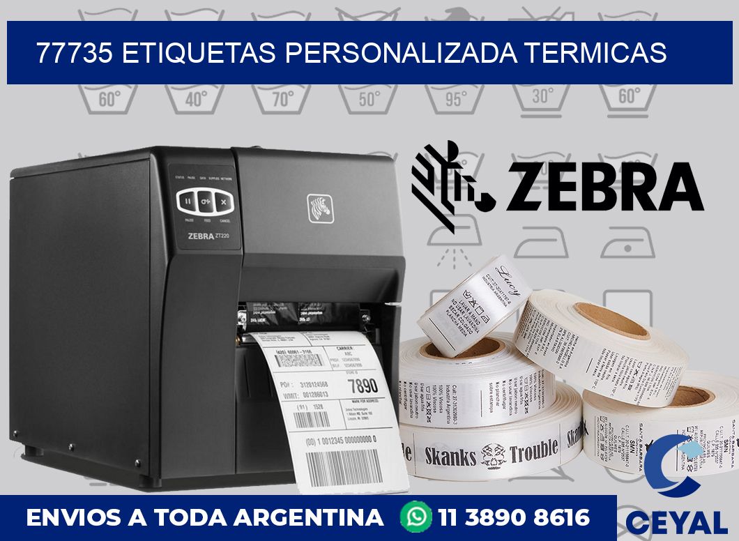 77735 etiquetas personalizada termicas
