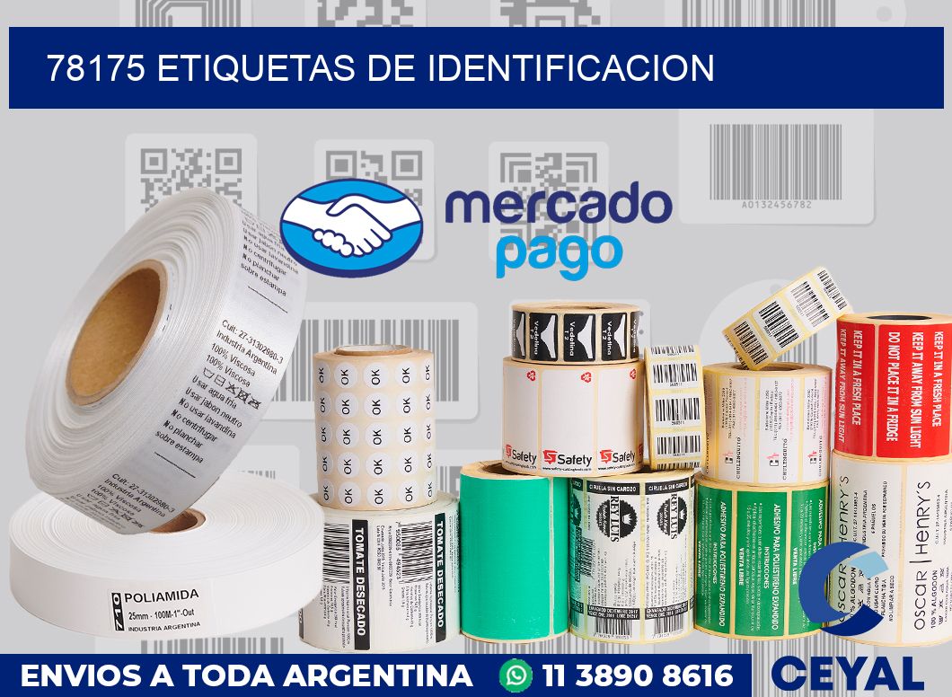 78175 Etiquetas de identificacion