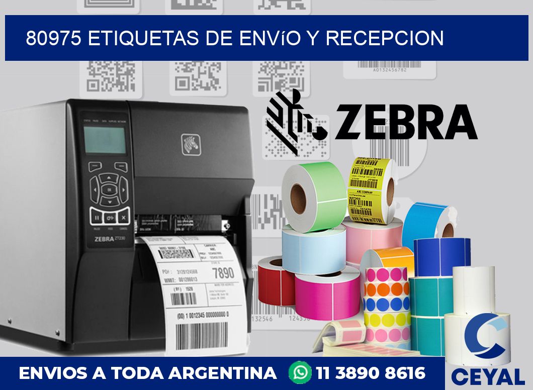 80975 Etiquetas de envío y recepcion