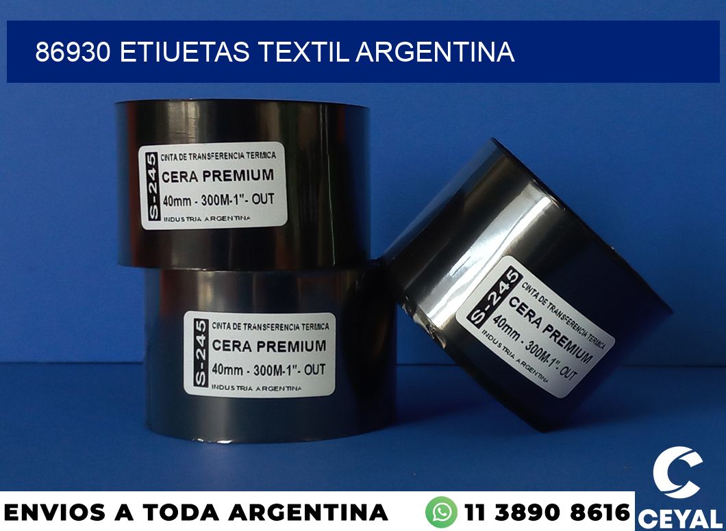 86930 etiuetas textil argentina