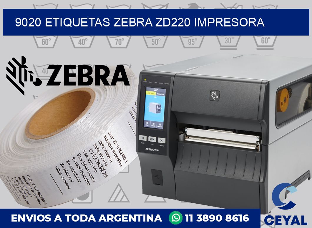 9020 etiquetas Zebra zd220 impresora