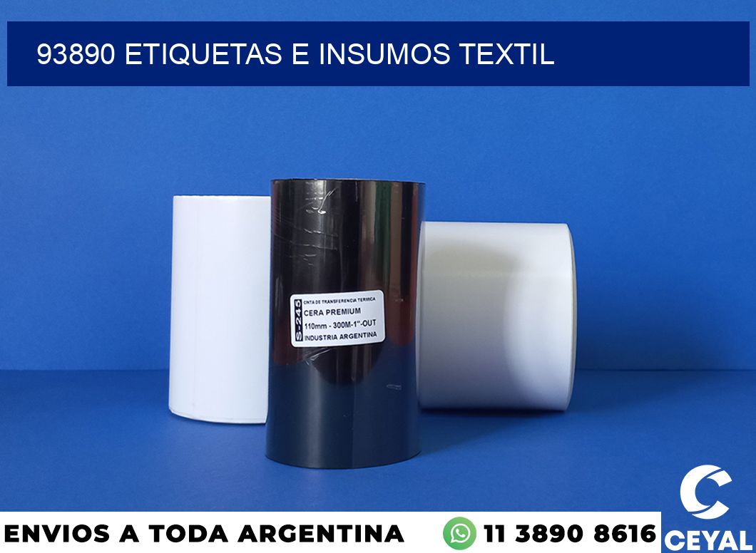 93890 etiquetas e insumos textil