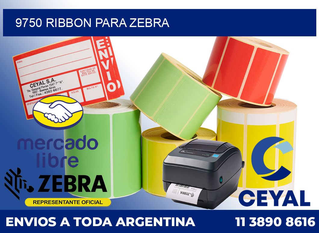 9750 ribbon para zebra