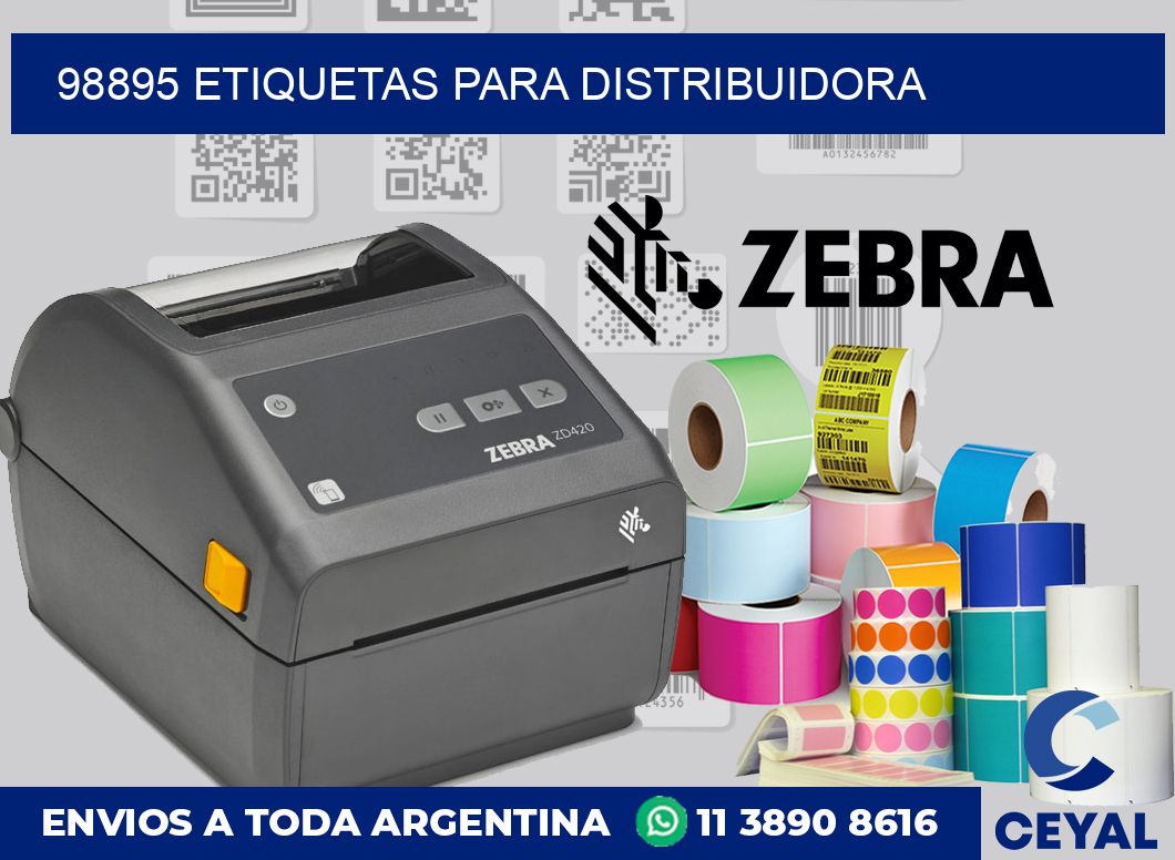98895 etiquetas para distribuidora