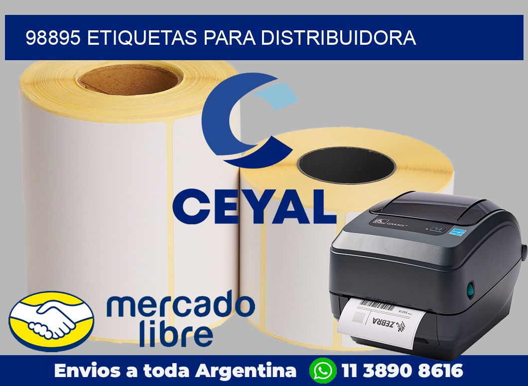 98895 etiquetas para distribuidora