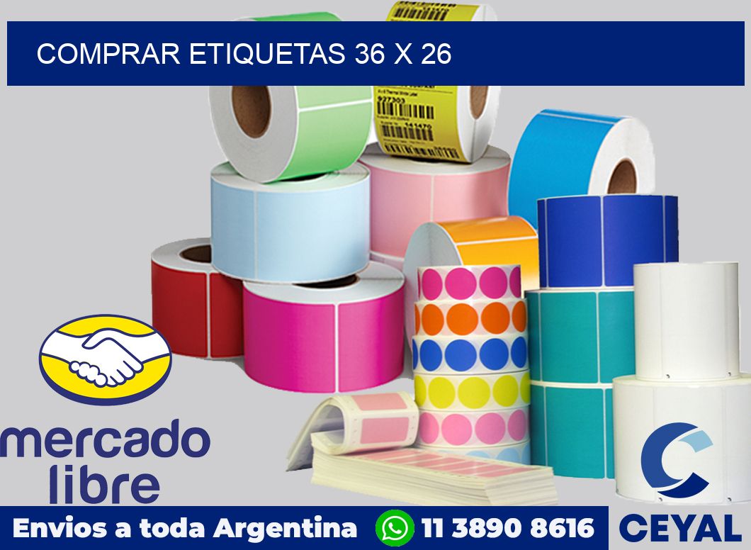 Comprar etiquetas 36 x 26