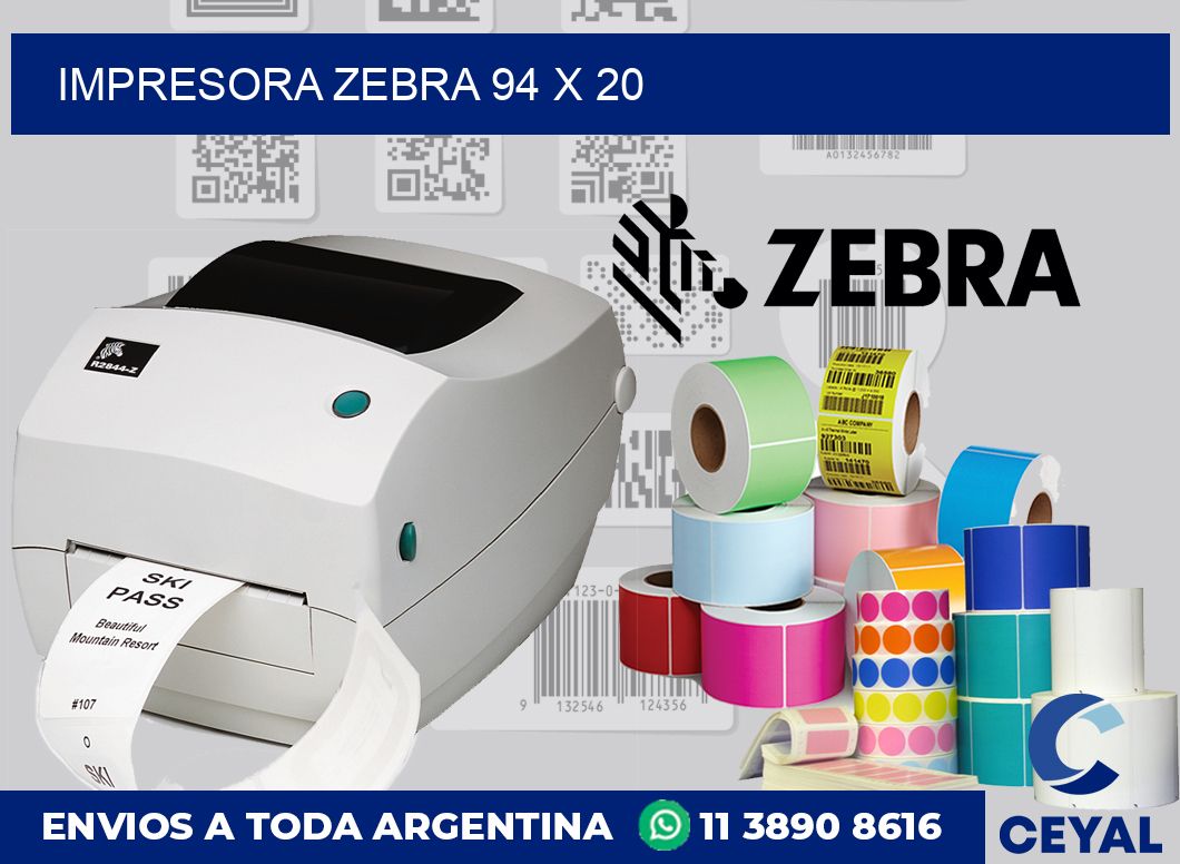 Impresora Zebra 94 x 20
