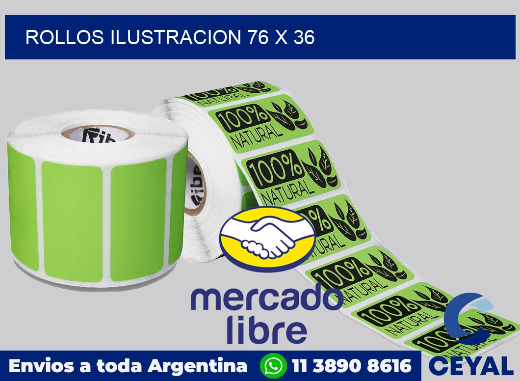 Rollos ilustracion 76 x 36