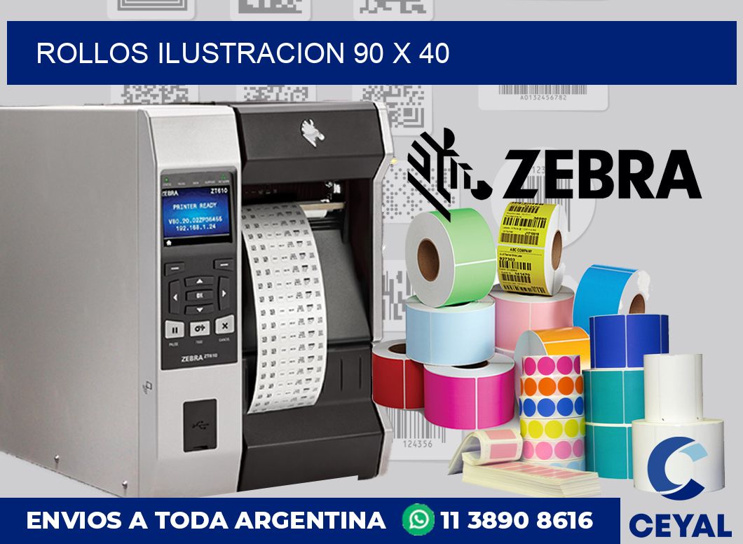 Rollos ilustracion 90 x 40