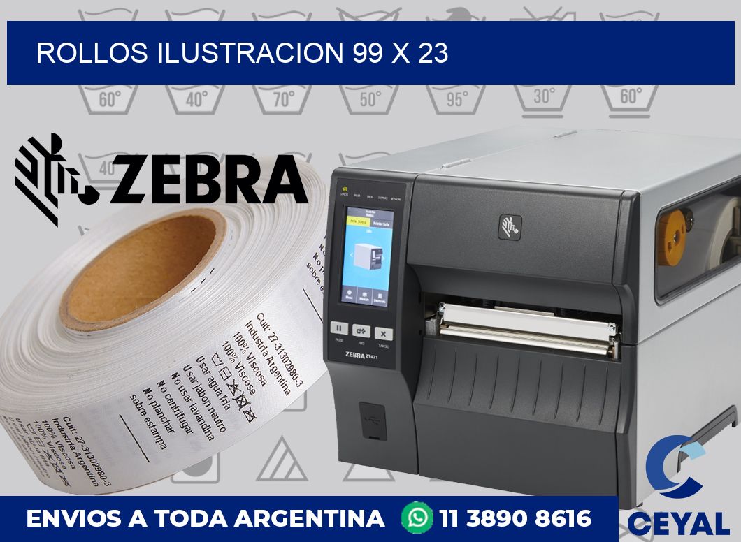 Rollos ilustracion 99 x 23