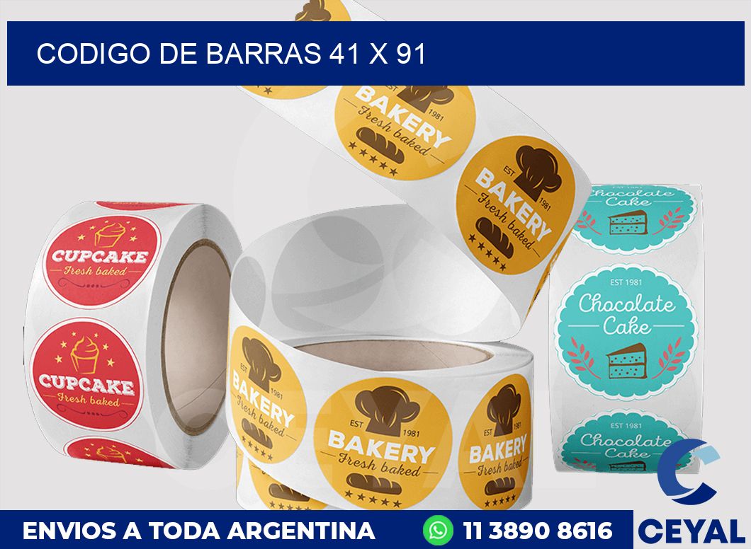 codigo de barras 41 x 91