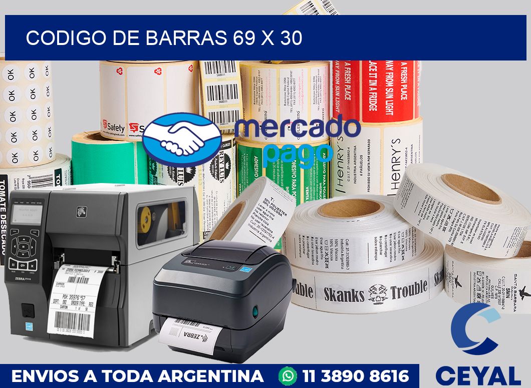 codigo de barras 69 x 30