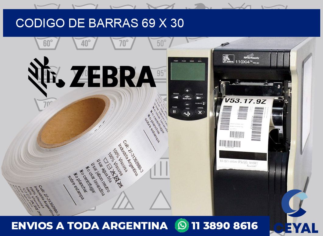 codigo de barras 69 x 30