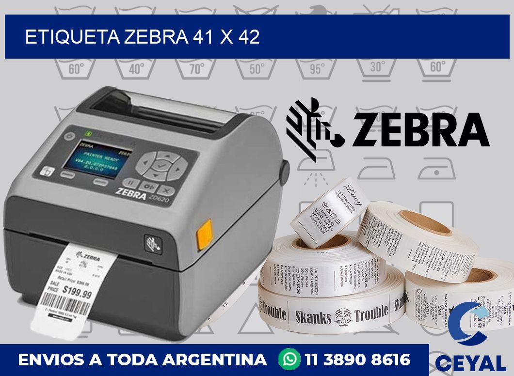 etiqueta zebra 41 x 42