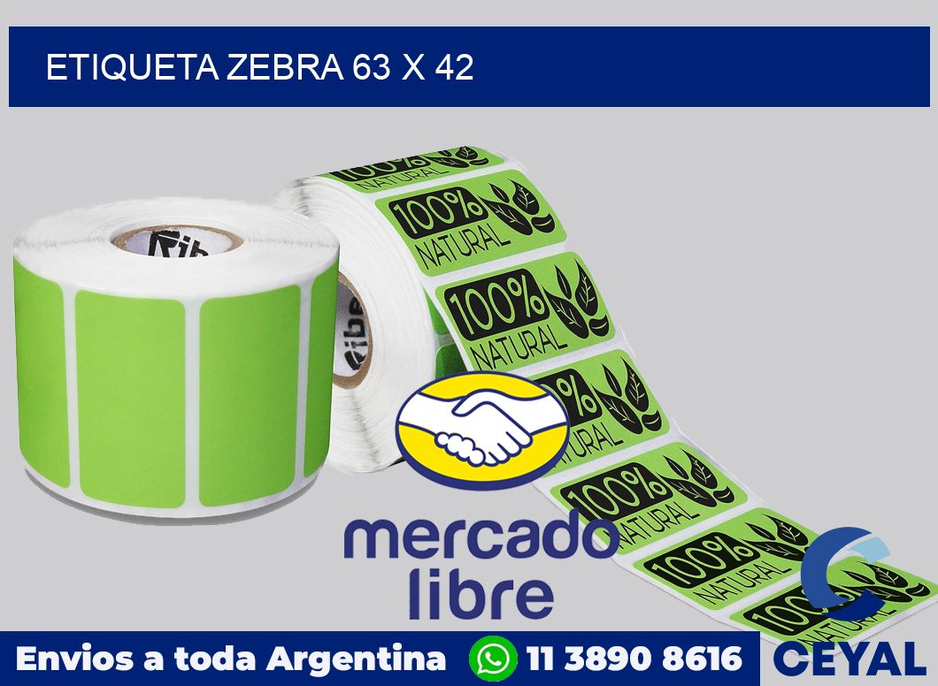 etiqueta zebra 63 x 42