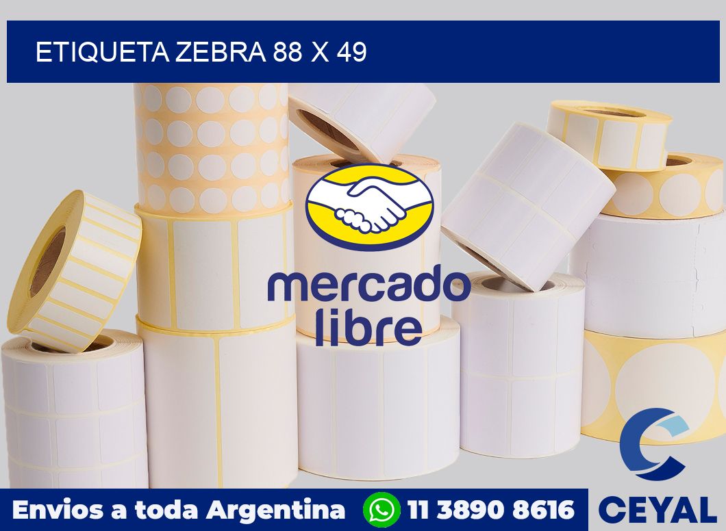 etiqueta zebra 88 x 49