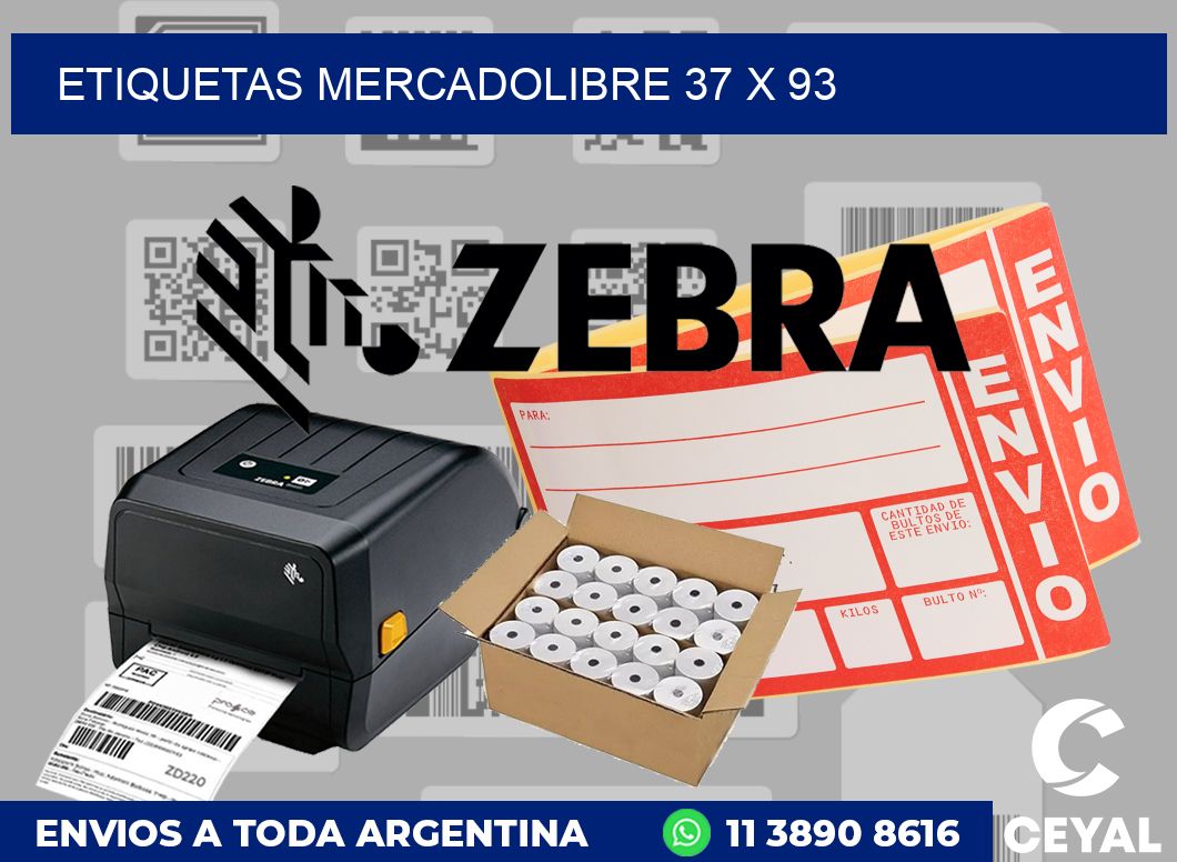 etiquetas mercadolibre 37 x 93