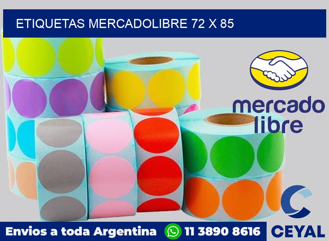 etiquetas mercadolibre 72 x 85