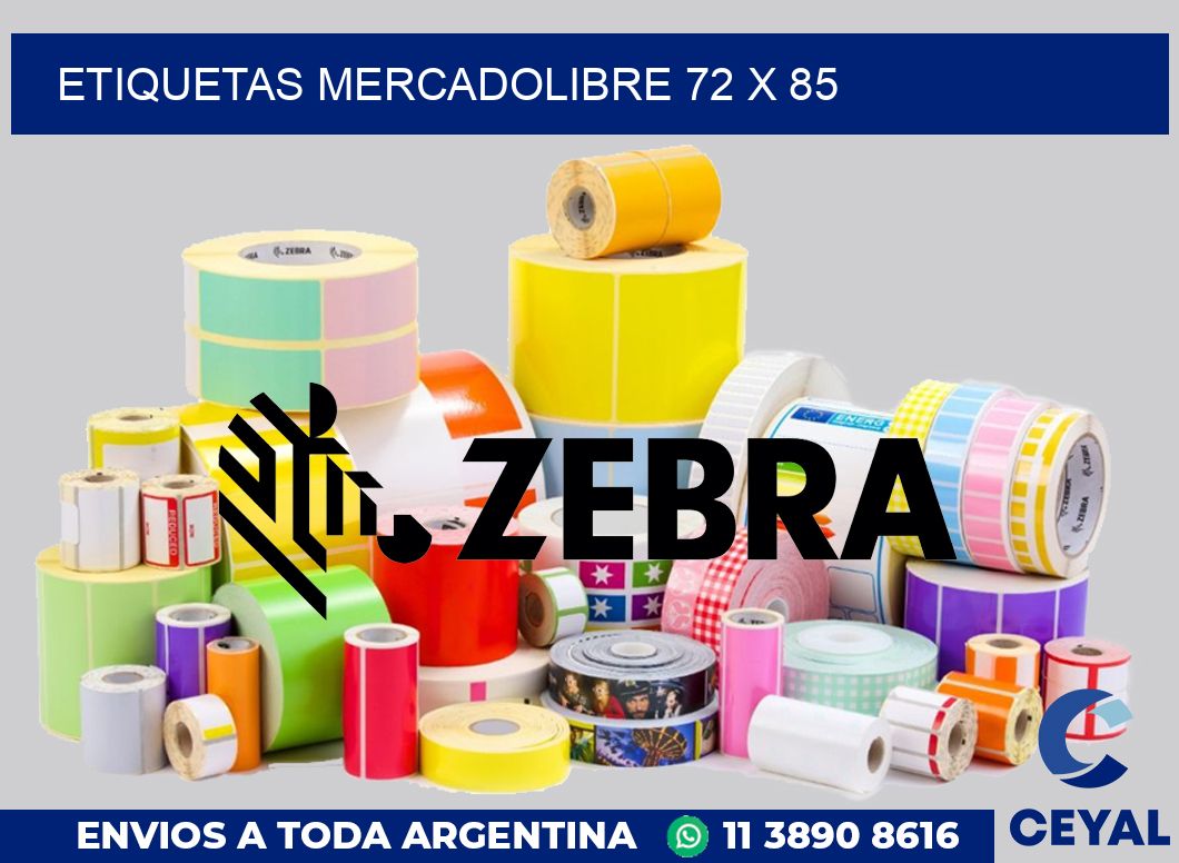 etiquetas mercadolibre 72 x 85