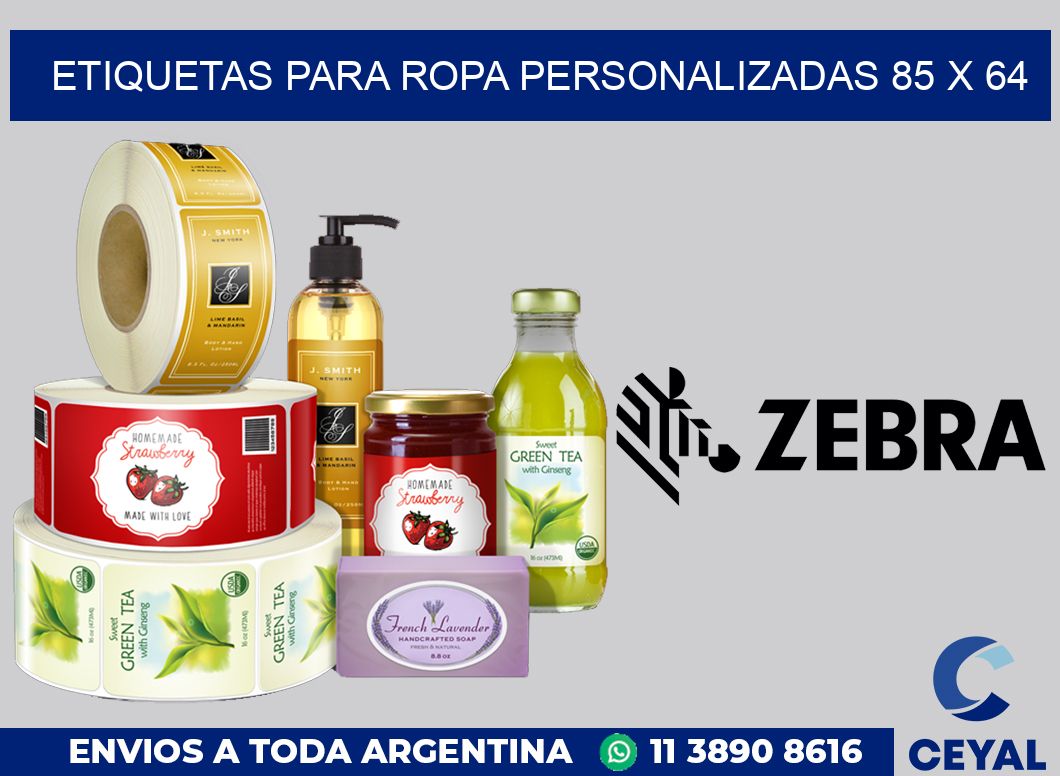 etiquetas para ropa personalizadas 85 x 64