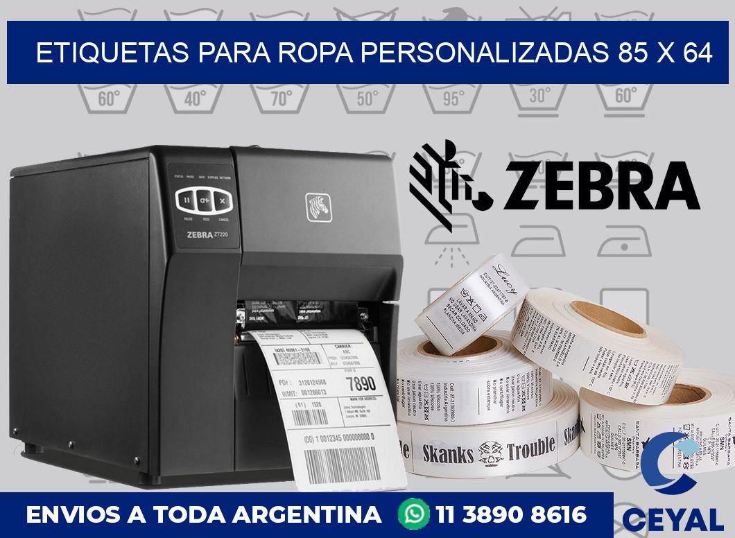 etiquetas para ropa personalizadas 85 x 64