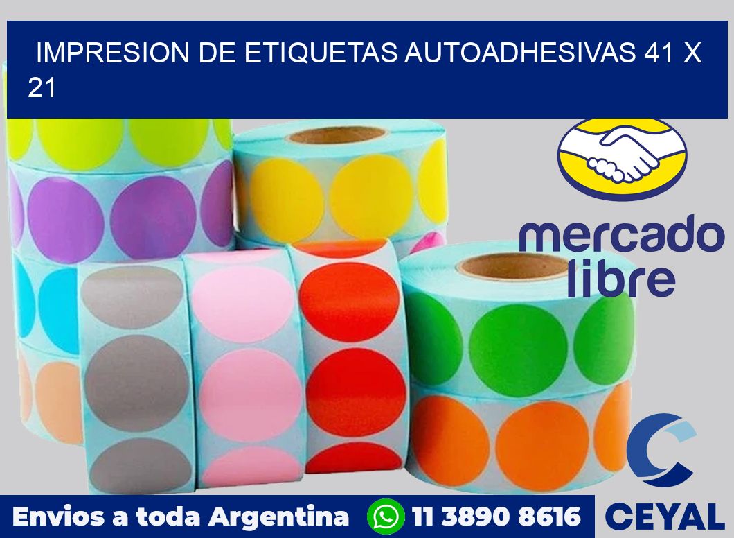impresion de etiquetas autoadhesivas 41 x 21
