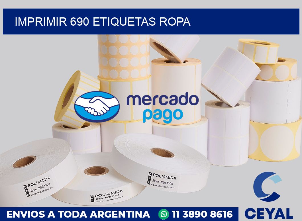 imprimir 690 etiquetas ropa