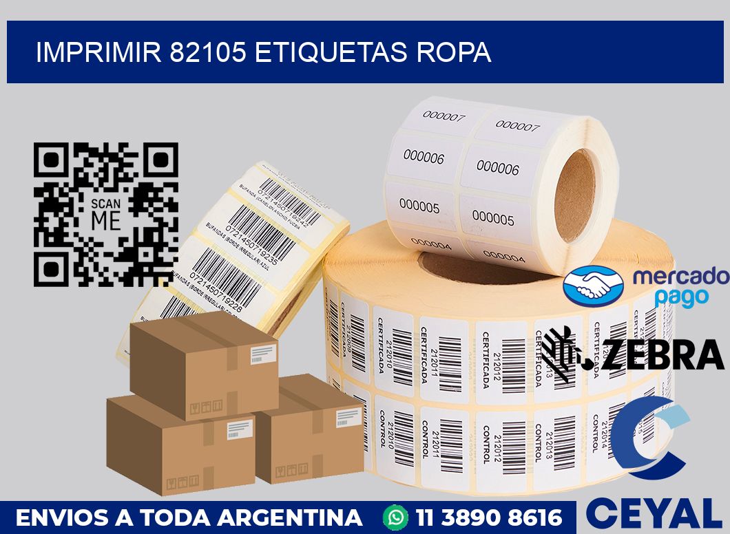 imprimir 82105 etiquetas ropa