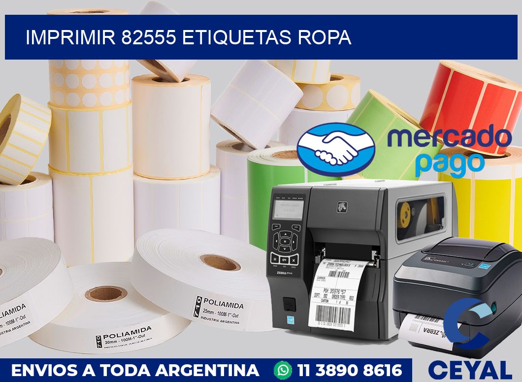 imprimir 82555 etiquetas ropa