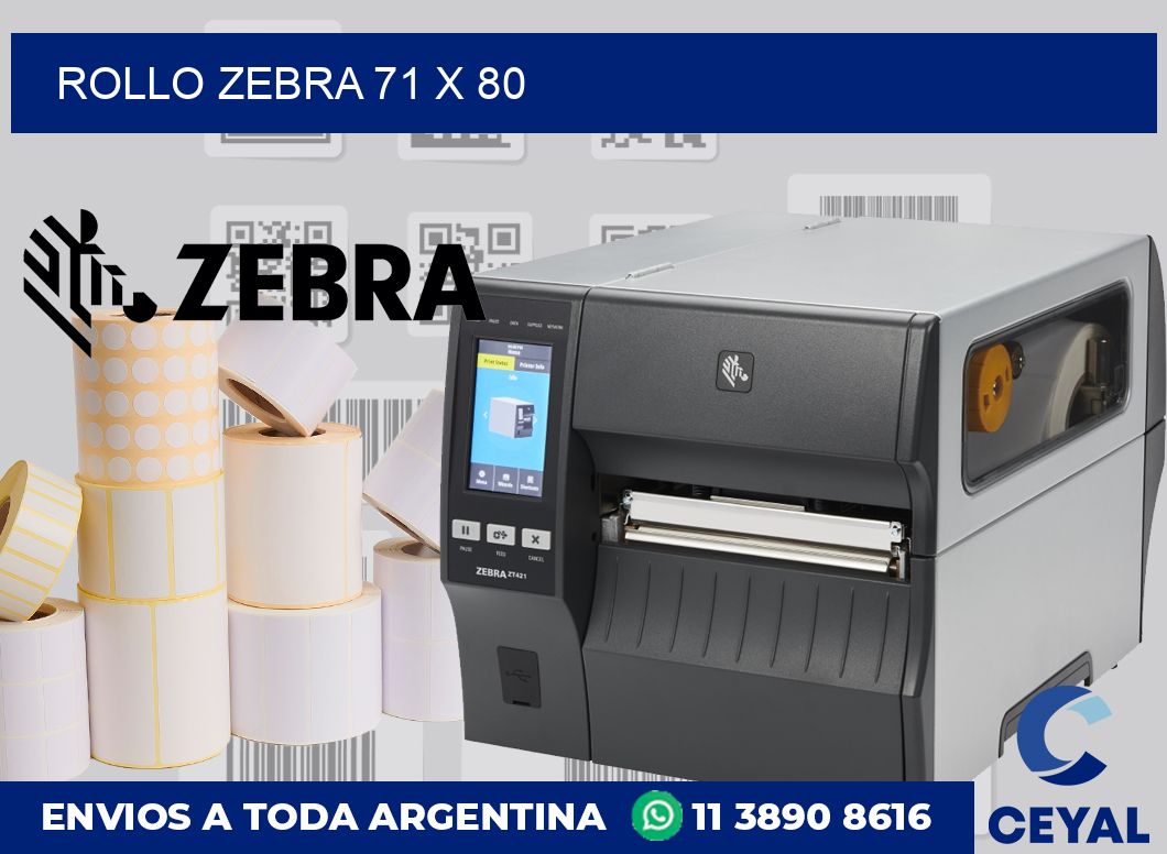 rollo zebra 71 x 80