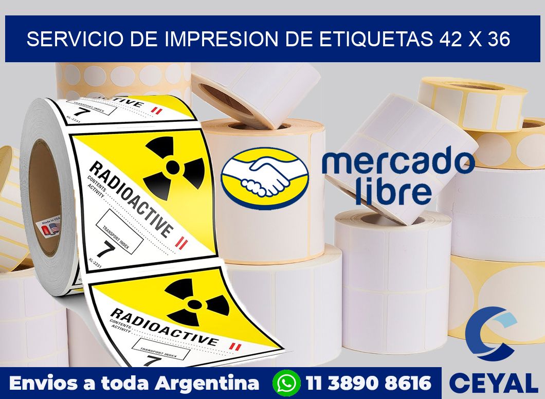 servicio de impresion de etiquetas 42 x 36