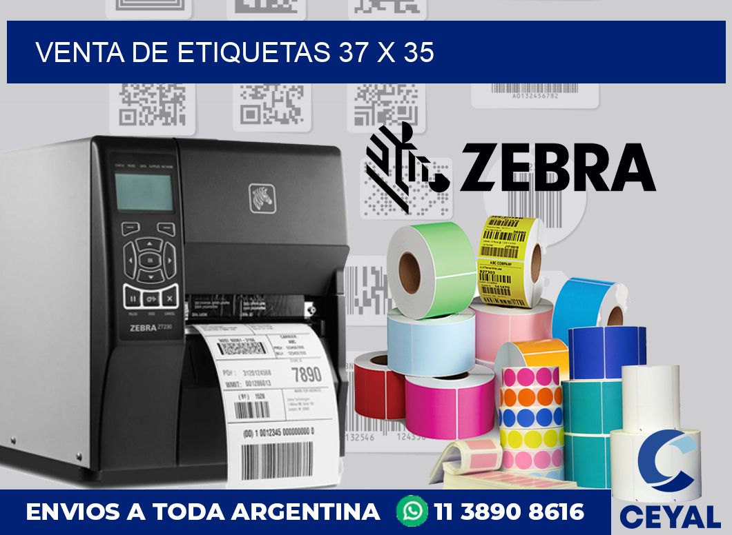 venta de etiquetas 37 x 35