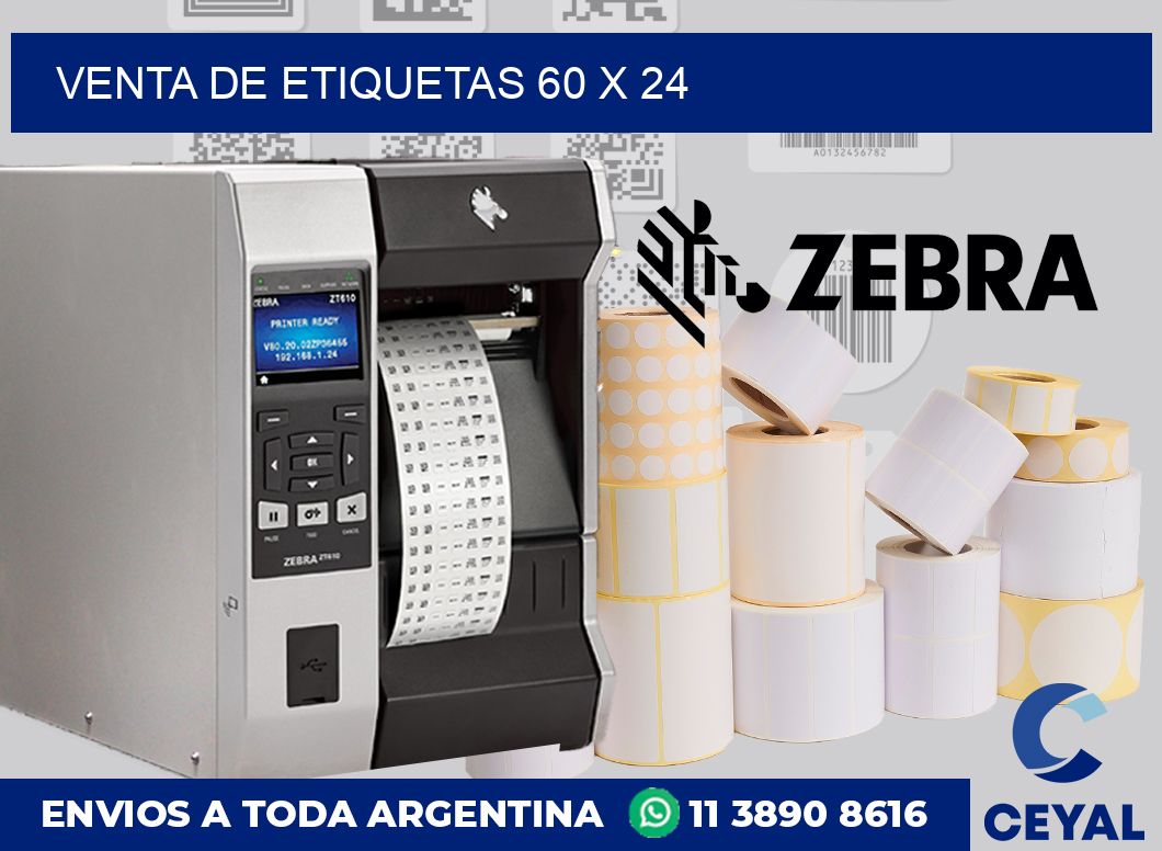 venta de etiquetas 60 x 24