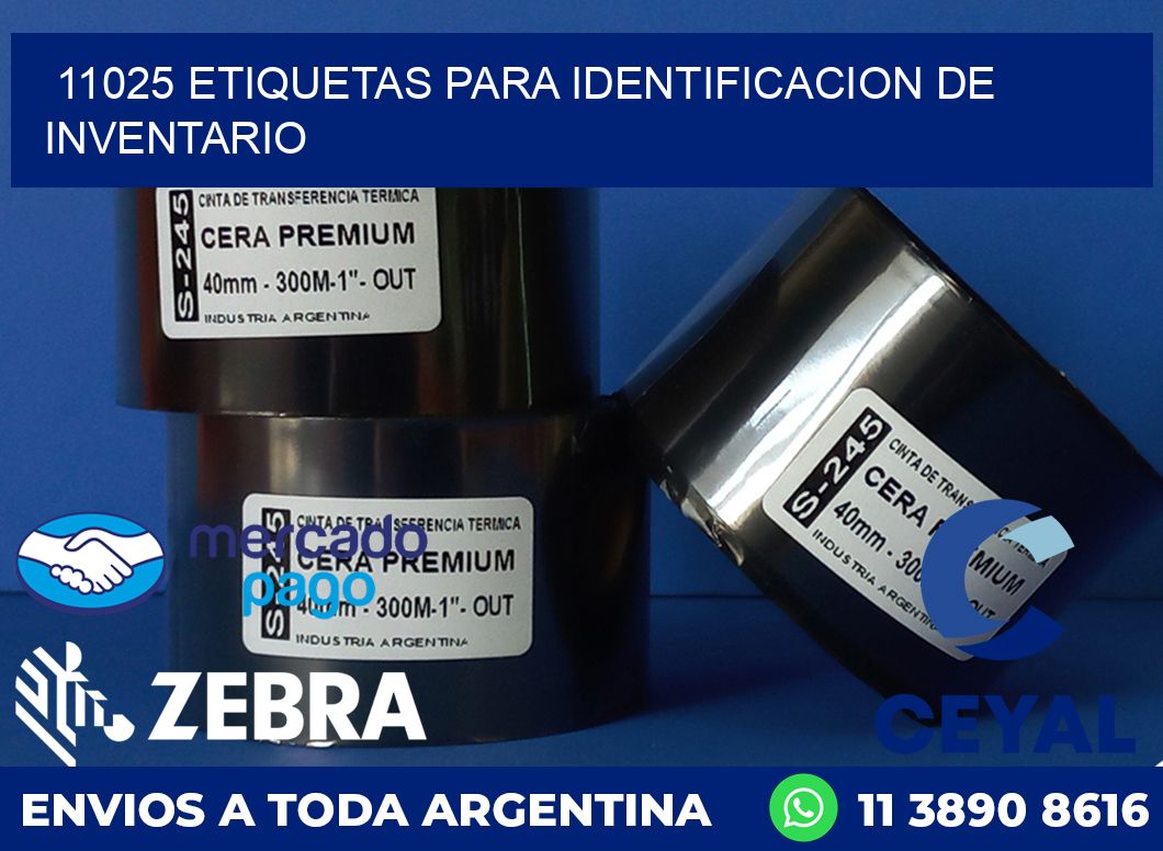 11025 ETIQUETAS PARA IDENTIFICACION DE INVENTARIO