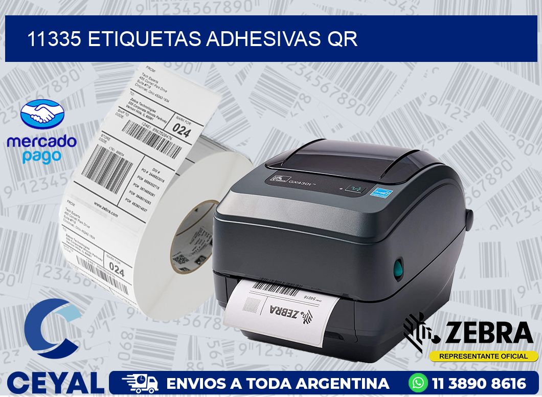 11335 ETIQUETAS ADHESIVAS QR