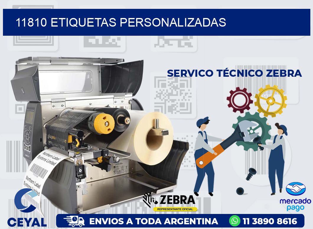 11810 ETIQUETAS PERSONALIZADAS