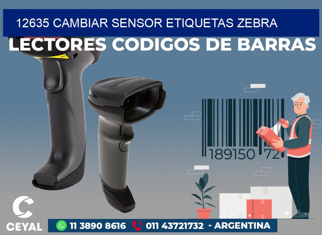 12635 CAMBIAR SENSOR ETIQUETAS ZEBRA