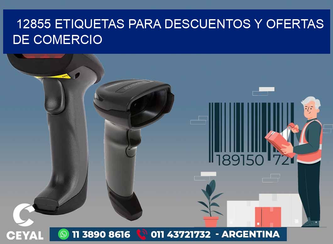 12855 ETIQUETAS PARA DESCUENTOS Y OFERTAS DE COMERCIO