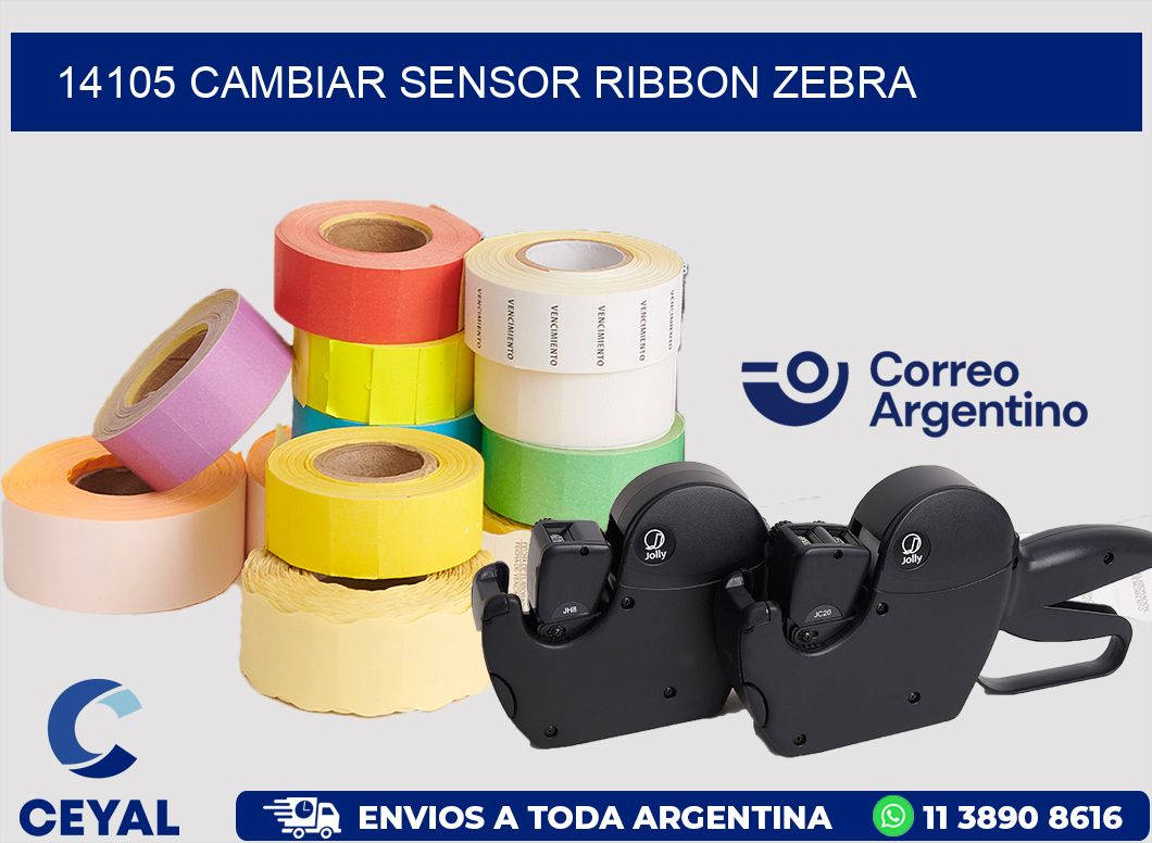 14105 CAMBIAR SENSOR RIBBON ZEBRA