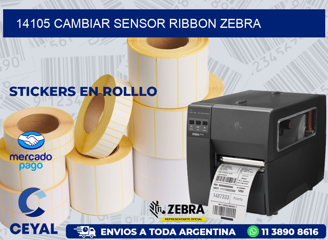 14105 CAMBIAR SENSOR RIBBON ZEBRA