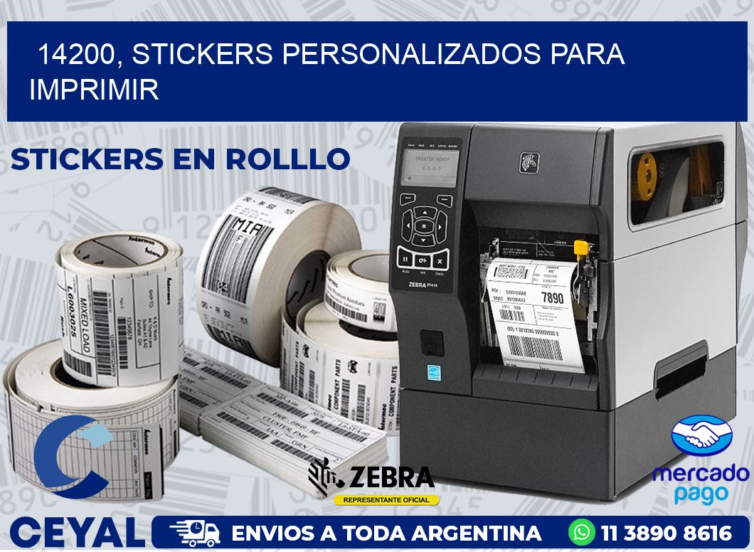 14200, stickers personalizados para imprimir