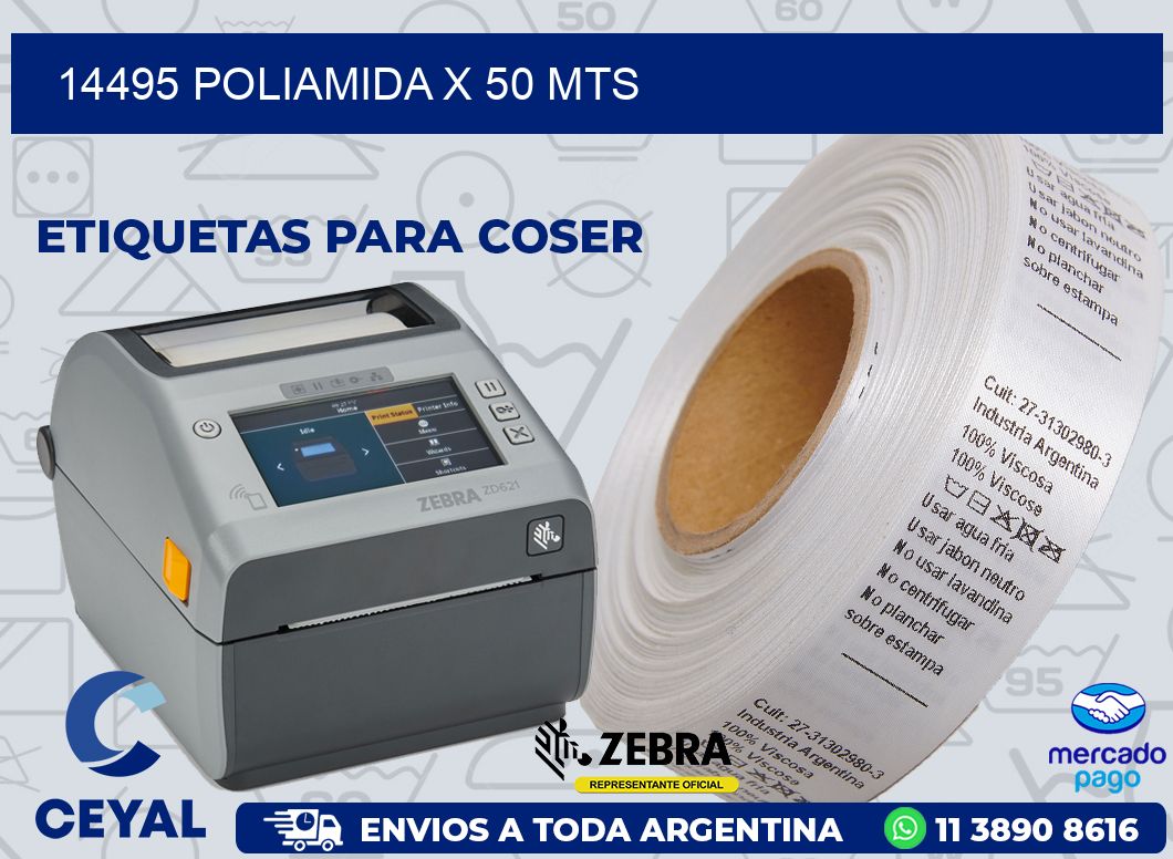 14495 POLIAMIDA X 50 MTS