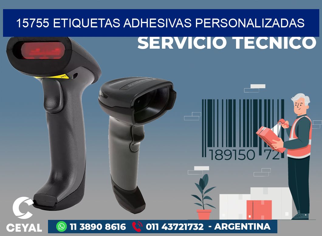 15755 ETIQUETAS ADHESIVAS PERSONALIZADAS