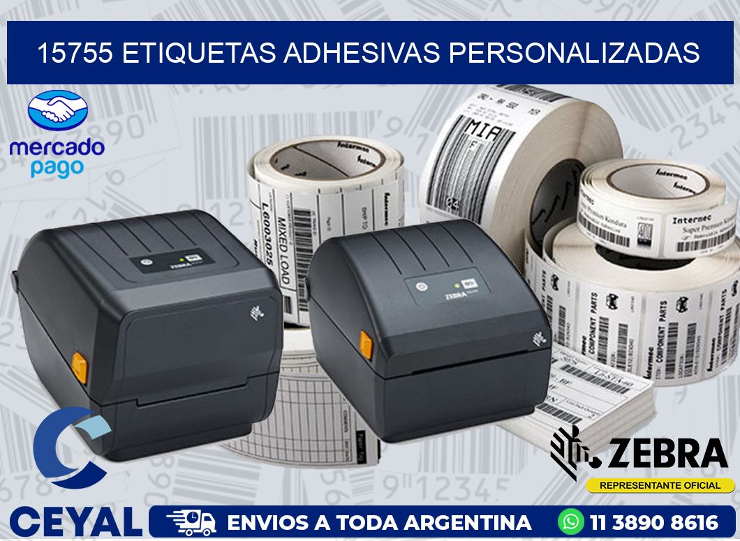 15755 ETIQUETAS ADHESIVAS PERSONALIZADAS