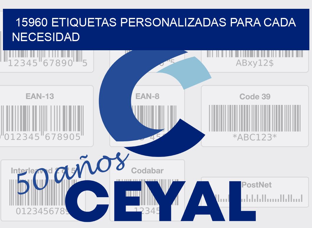 15960 ETIQUETAS PERSONALIZADAS PARA CADA NECESIDAD