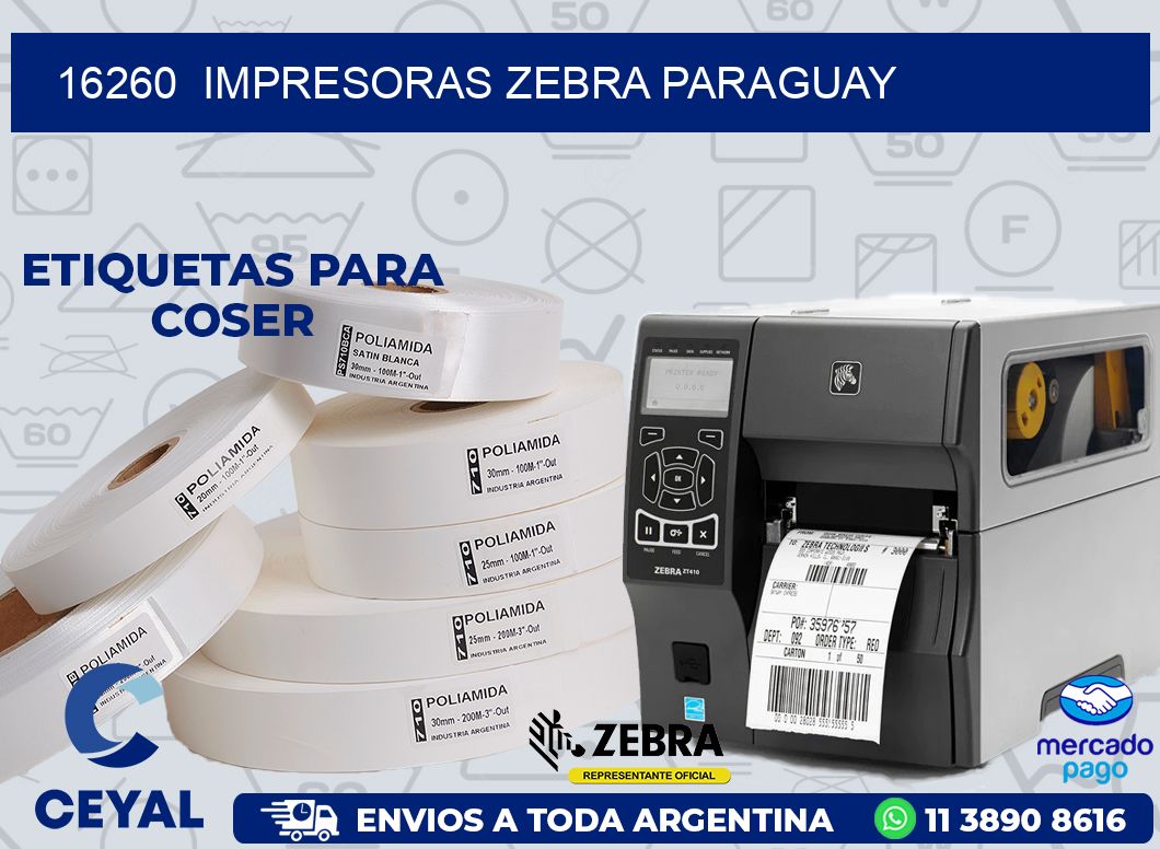 16260  IMPRESORAS ZEBRA PARAGUAY