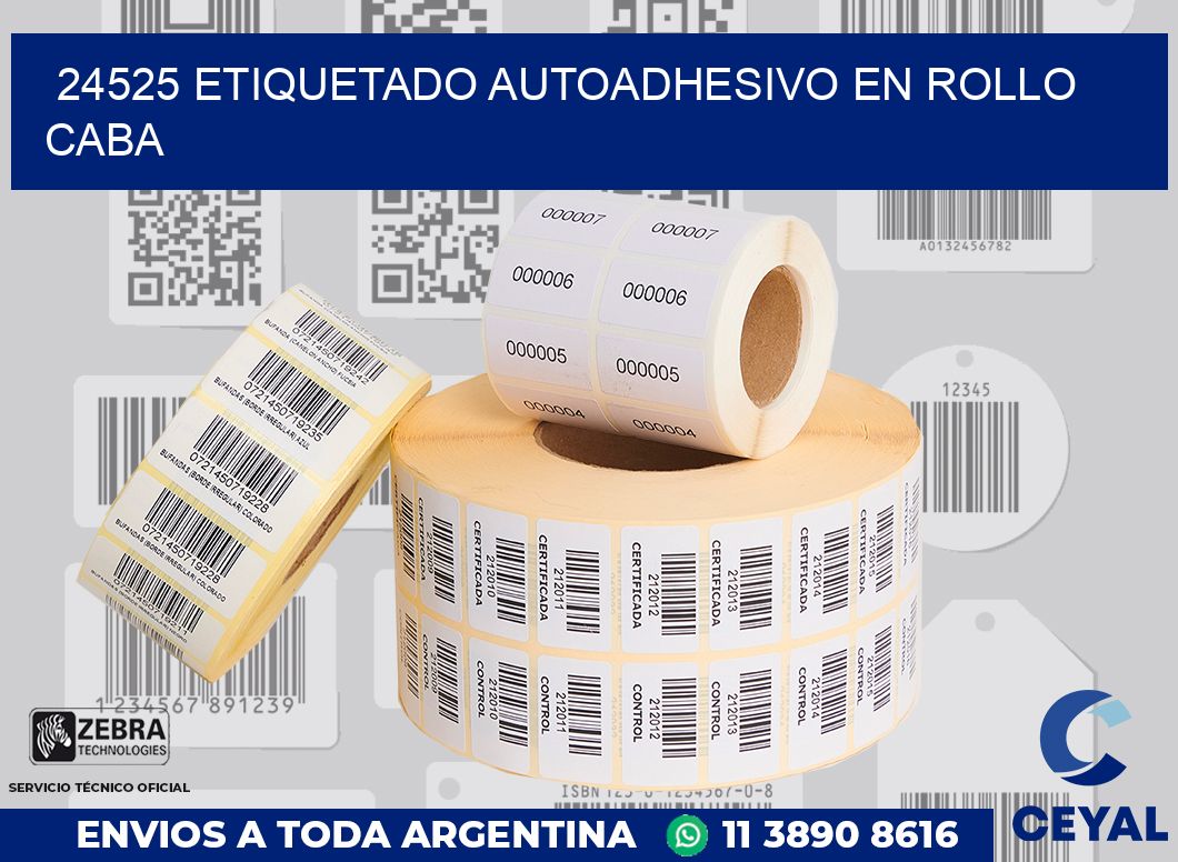 24525 ETIQUETADO AUTOADHESIVO EN ROLLO CABA