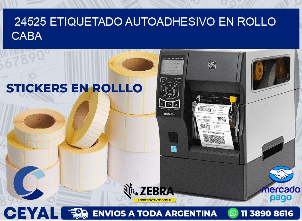 24525 ETIQUETADO AUTOADHESIVO EN ROLLO CABA